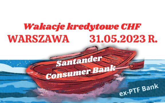 31.05.2023 Wstrzymanie rat Santander Consumer Bank