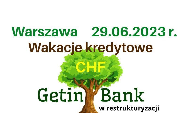 Sądowe wstrzymanie płatności rat kredytu „walutowego”​ do&nbsp;Getin Noble Bank w&nbsp;przymusowej restrukturyzacji – przełamaliśmy niekorzystną linię orzeczniczą