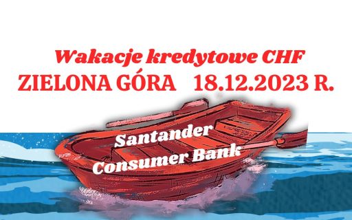 18.12.2023 Santander Consumer Bank bez&nbsp;rat kredytu CHF