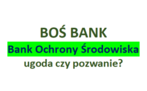 BOŚ Bank ugody