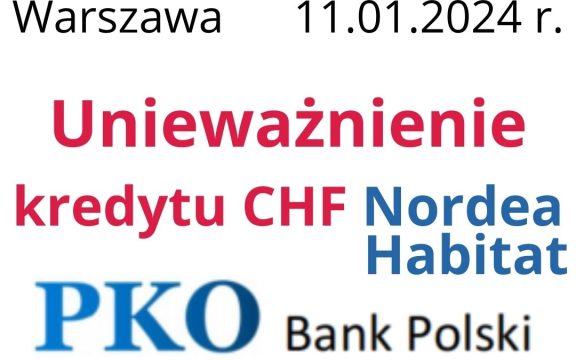 11.01.2024 Wygrane sprawy frankowe z&nbsp;PKO BP