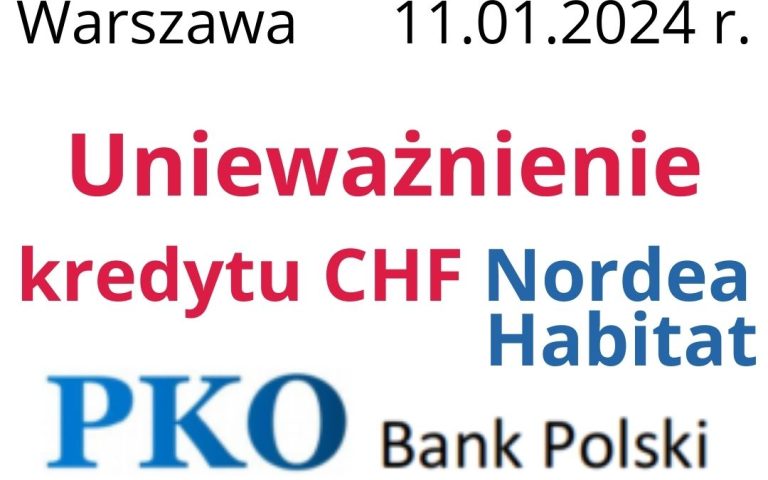 11.01.2024 Wygrane sprawy frankowe z&nbsp;PKO BP