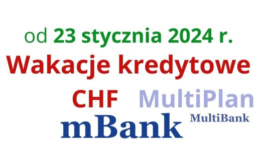 23.01.2024 mBank Kredyt we&nbsp;frankach – uwalniamy od&nbsp;spłat rat CHF