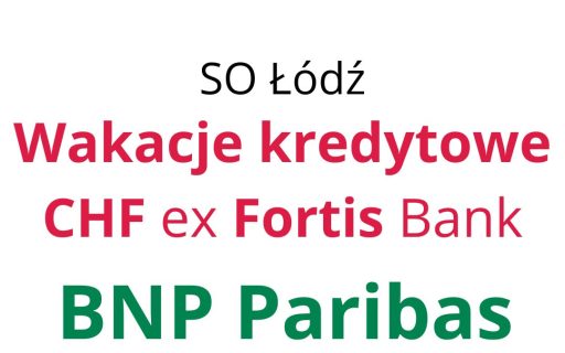 16.04.2024 Frankowicze BNP Paribas | Błyskawicznie uzyskane wakacje kredytowe