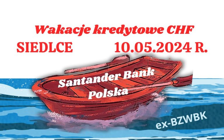 10.05.2024 Santander Bank Polska ex-BZWBK | Wakacje kredytowe