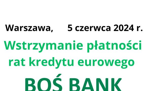 05.06.2024 Bank Ochrony Środowiska Wakacje kredytowe 2024 dla Eurowiczów | Jak uzyskać?