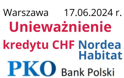 17.06.2024 Nordea Habitat wyroki Frankowiczów | Wygrana o&nbsp;unieważnienie kredytu zawartego z&nbsp;Nordea Bankiem