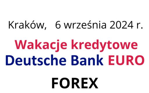 06.09.2024 Mimo spłat od&nbsp;początku kredytu bezpośrednio w&nbsp;walucie EURO kredytobiorcy cieszą się z&nbsp;wakacji kredytowych