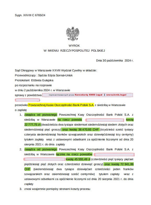 PKO BP Wezwanie do zapłaty