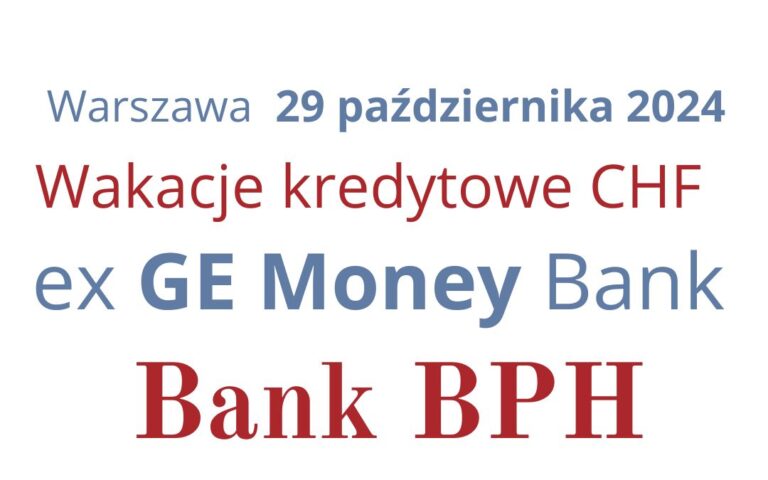 29.10.2024 Umowa frankowa GE&nbsp;Money Bank? | Skutecznie walczymy o&nbsp;unieważnienie każdego kredytu CHF!
