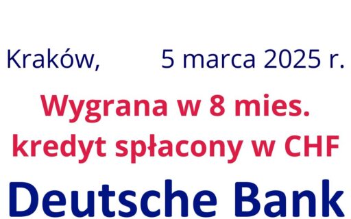 05.03.2025 Deutsche Bank kredyt hipoteczny | Wygrywamy z&nbsp;FOREX i&nbsp;spłatą rat od&nbsp;początku w&nbsp;walucie obce