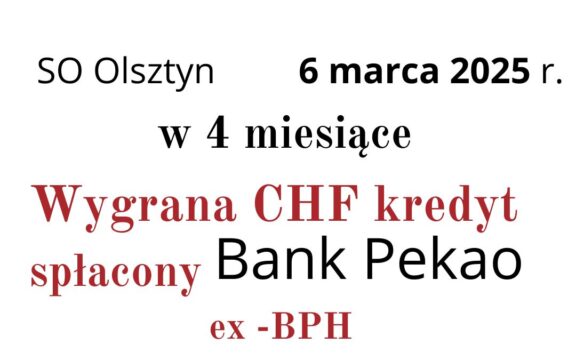 06.03.2025 Kredyt hipoteczny Pekao | Ratunek dla kredytobiorców „walutowych” od&nbsp;kredytu CHF EUR