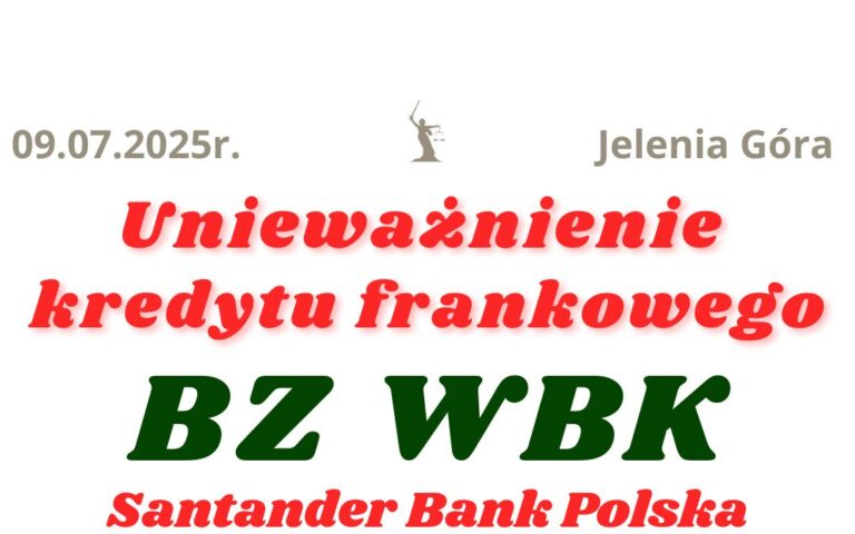 09.07.2025 BZ WBK Santander | Zobacz, jak uwolnić się od&nbsp;kredytu CHF