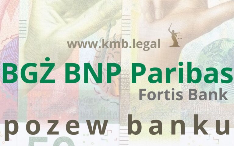 BNP pozew banku | Kancelaria frankowa i&nbsp;eurowa | Pomoc prawna