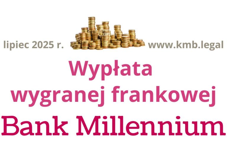 Ugoda z&nbsp;Bankiem Millennium kredyt frankowy |  Frankowicze odzyskują środki ze&nbsp;spłaconego kredytu CHF