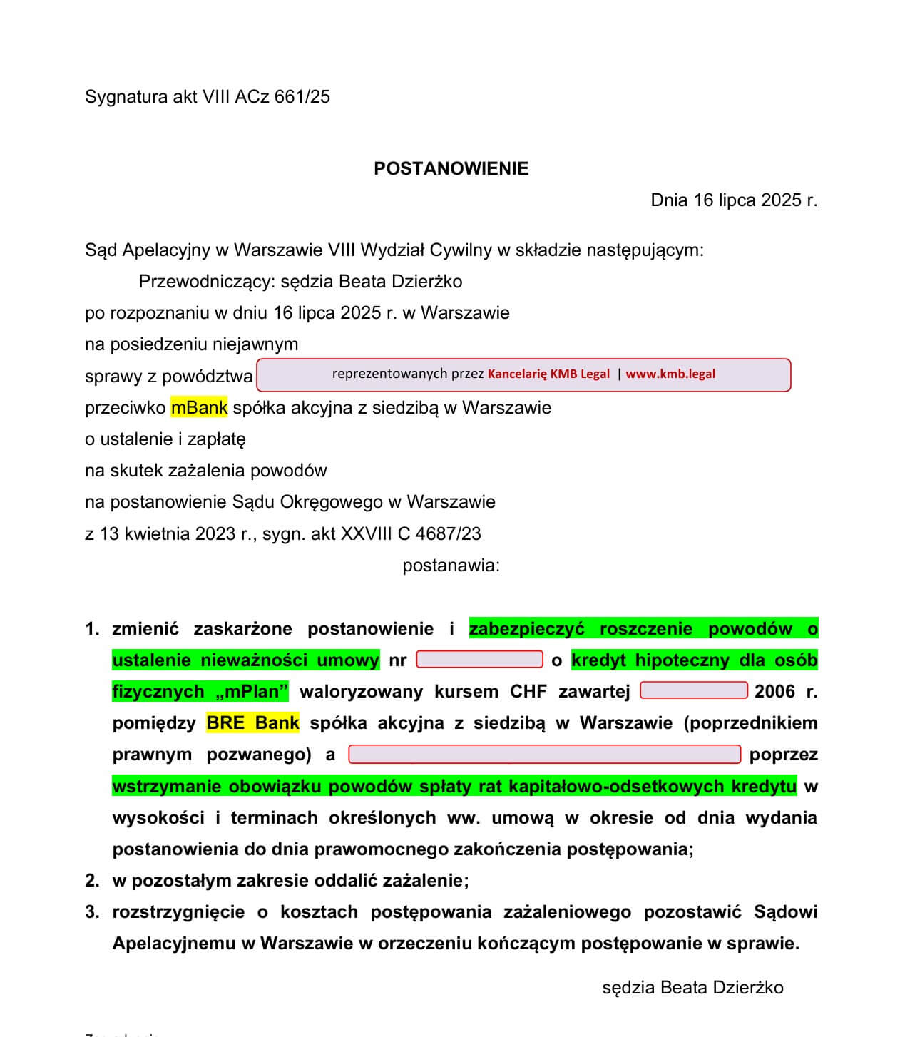 Ugoda z bankiem forum
