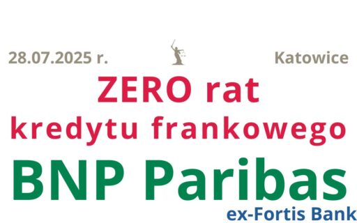 28.07.2025 BNP Paribas nadpłata kredytu hipotecznego | Wakacje kredytowe CHF krok po&nbsp;kroku