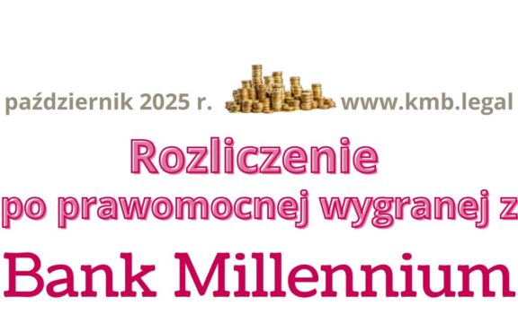 Kredyt frankowy Millenium pozew | Rozliczenie z&nbsp;bankiem po&nbsp;prawomocnej wygranej CHF