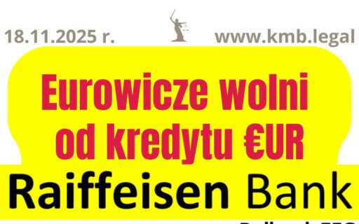 18.11.2025 Najnowsze wygrane z&nbsp;Raiffeisen | Wyroki Eurowiczów
