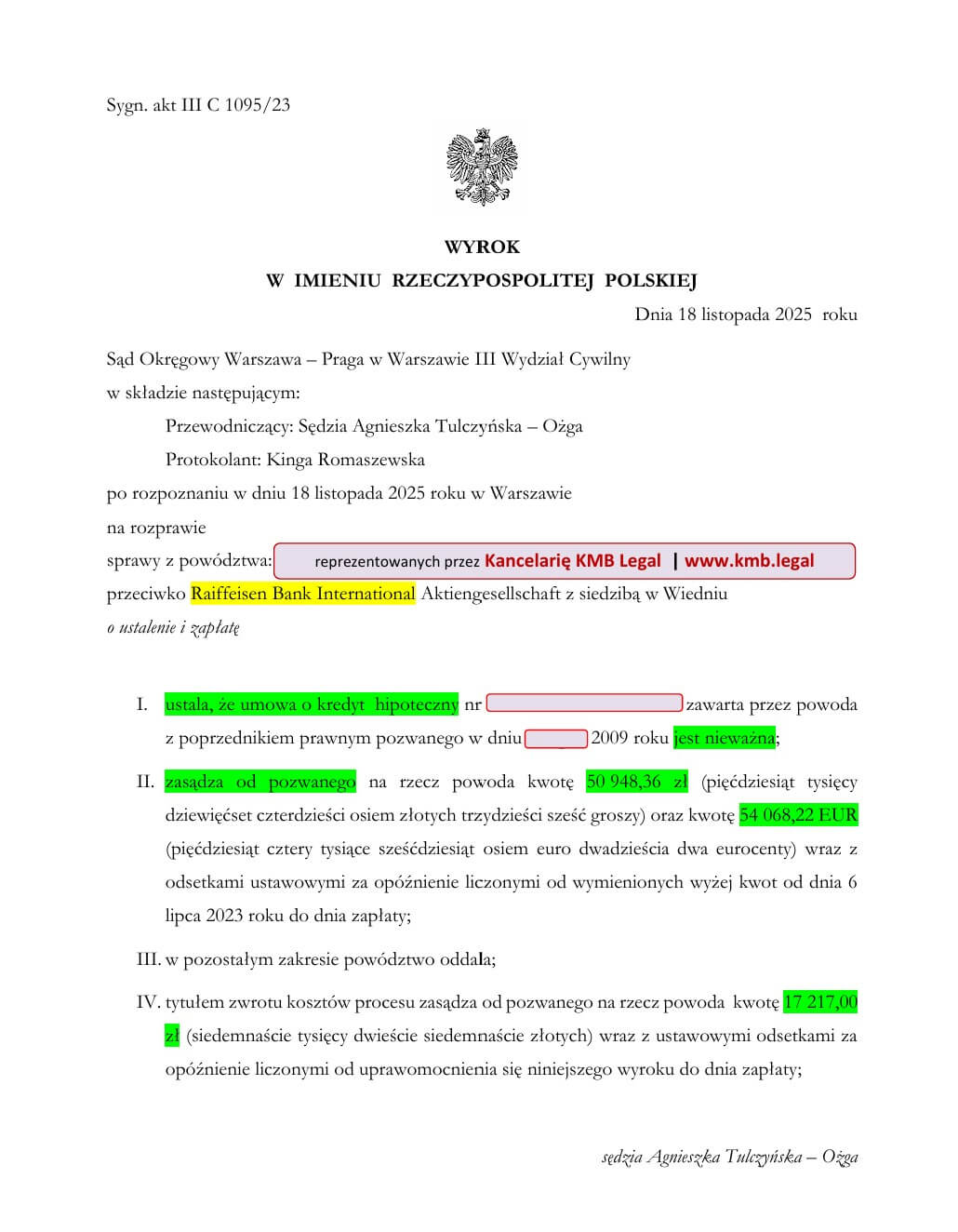 najnowsze wygrane z raiffeisen