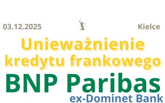 03.12.2025 Dominet Bank | Sukces Frankowiczów | Kolejne zwycięstwo przeciwko BNP Paribas