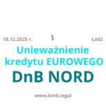 18.12.2025 pozew Eurowicz DnB KMB Legal | Znakomite perspektywy dla kredytobiorców na&nbsp;2026 rok !