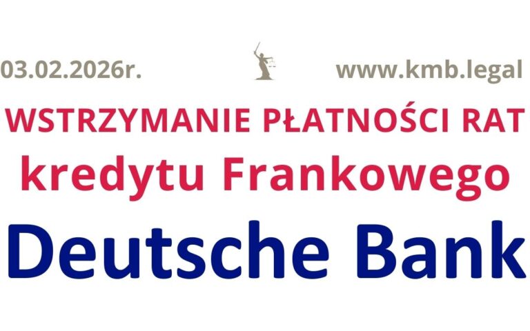 Frankowicze forum | Wakacje kredytowe Deutsche Bank