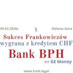 GE&nbsp;Money Bank unieważnienie kredytu we&nbsp;frankach!