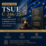 Aneks frankowy do&nbsp;umowy kredytu złotowego | TSUE C-246/25 po stronie Konsumentów!