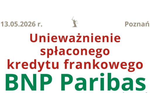 13.05.2026&nbsp;r. Wygrana z&nbsp;BNP Fortis po&nbsp;spłacie kredytu CHF!