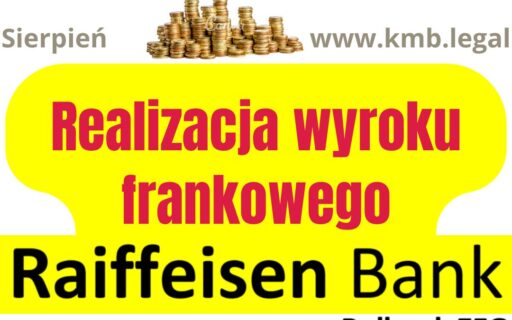 Rozliczenie kredytu CHF Raiffeisen | Ile odzyskali Kredytobiorcy?